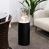 NEWIMAGE 80.5 cm hoch Großer sauber brennender Kaminfeuerstelle Bio Ethanol...