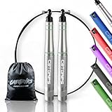 CATGRIPS Springseil Crossfit – Speed Rope aus Aluminium – Einstellbares...