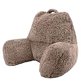 Icon Teddybär Rückenlehne Lesekissen, Mokkabraun, Lesekissen Flauschig mit...