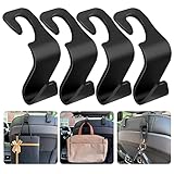 tao pipe 4 stücke Auto Lagerung Haken, Auto Kunststoff Haken Rücksitz...
