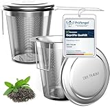 Der Traum Teesieb für Losen Tee aus 304 Rostfreiem Edelstahl – 2 Stück...