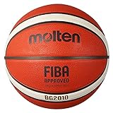 Molten BG2010 Basketball, Indoor/Outdoor, FIBA-zugelassen, Premium-Gummi, tiefer...