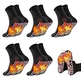Selbsterwärmende Socken - 5 Paar Winter Thermosocken für Herren und Damen,...