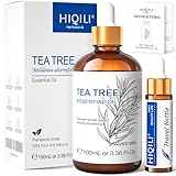 HIQILI 100ml Teebaumöl, 100% Reines Naturrein Tea Tree Oil für Diffusor,...