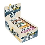 TREK Protein Haferriegel | Mixbox | Pflanzlich | Glutenfrei | Vegan | 16 x 50g...