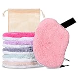 DOPENSPI 6 Stück Abschminkpads Waschbar, Wiederverwendbare Weich Mikrofaser...