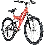 Galano FS180 24 Zoll Mountainbike Full Suspension Jugendfahrrad Fully MTB Kinder...