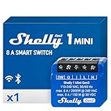 Shelly 1 Mini Gen3 - WLAN Smart Relaisschalter, 1 Kanal, 8A, Potentialfreier...
