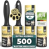 Tydi Fusselrolle Tierhaare – Extra Stark Klebende Fusselrolle Kleidung mit 2...