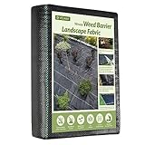 Velway Unkrautvlies Garten Extra Stark 2x10M - Unkrautvlies Wasserdurchlässig,...