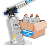 STAHLMANN ® Gasbrenner mit Kartusche 227g – Schweißbrenner max. 1300°C...