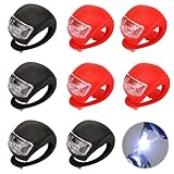 Mineup Kinderwagen Licht, 8 Stück Kinderwagenlicht Silikon, Wasserdichte LED...