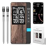 Fleischthermometer Kabellos, Apkezel Bluetooth Grillthermometer mit App, IP67...