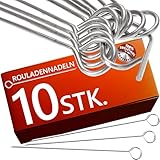 4smile Rouladennadeln - 10 Stück Rouladennadeln Edelstahl rostfrei 10 cm -...