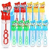Magicat XL Seifenblasen Set für Kinder 2024 I 12er Pack mit lustigen...
