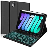 SENGBIRCH Hülle mit Tastatur für iPad mini 7 (A17 Pro) 8.3' 2024 - QWERTZ...