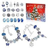 Adventskalender 2024 Kinder Mädchen, 24 Füllung Basteln Charms Armbänder Kit,...