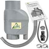 Fallrohrfilter Regensammler braun/grau - Der Regenwasser-Filter für Regentonnen...