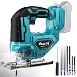 Ecarke Akku Stichsäge 750W für Makita 18V Lithium-Akku mit Arretierung und...
