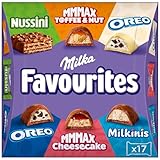 Milka Favourites 1 x 158g I Schoko Pralinen Mix I Einzeln verpackte Pralinen I 6...