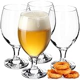 KADAX Biergläser Set, 400 ml, Biertulpen aus Glas, Biergläser für Pils,...