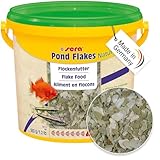 sera 07075 Pond Flakes Nature 3,8 Ltr. - das Lange schwimmende Flockenfutter...