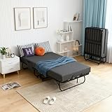 VOWNER Klappbett 200x90cm, Klappbares Gästebett für Erwachsene mit 13 cm...