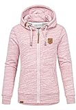 REPUBLIX Damen Sweatjacke Hoodie Sweatshirt Pullover Zipper Jacke RD-020...