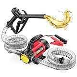 TaskStar Elektrische Dieselpumpe 12V: 50 L/min Tragbare Kraftstoffpumpe mit...