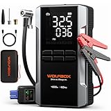 WOLFBOX 4000A Starthilfe mit 160PSI Kompressor, 12V Batterie-Booster, 65W...
