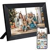Veidoo 10 Zoll WiFi Digitaler Bilderrahmen，IPS Touchscreen, 32GB, Typ C, Smart...