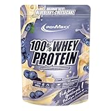 IronMaxx 100% Whey Protein Pulver 500g - Blaubeere | Cremiger Eiweißshake mit...