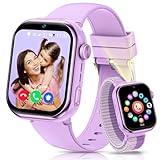 RUXINGX 4G Smartwatch Kinder mit GPS und Telefonanruf, Kinderuhr mit IP68...