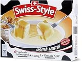 Swiss-Style Fondue-Käse 'Moitié-Moitié' - 800g Käsemischung aus zart...