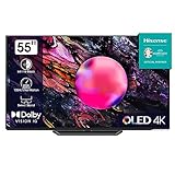 Hisense 55A85K 139cm (55 Zoll) Fernseher, OLED, 4K, HDR, Dolby Vision IQ &...