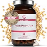 QIDOSHA® Phosphatidylserin Kapseln, 120 Kapseln im Apothekerglas, volle 300mg...