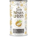 Neues Leben - nährstoffdichter Shake mit Aktivkohle, Matcha, Aloe Vera, Chaga, Shiitake, Reishi - 600 Gramm Pulver