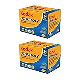 Kodak Ultramax 400 Farbnegativfilm (ISO 400) 35 mm 24 Belichtungen – 2 Stück...