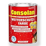 Consolan Wetterschutz-Farbe (750 ml, weiss)