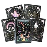 NHQZ NHQ Tarotkarten,Tarot Karten für Anfänger,Moon Witch Oracle,Hexen...