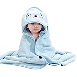 HAGOT Kapuzenhandtuch für Babys, 80x80 cm, Baby Bath Towel, Babybadetuch aus...