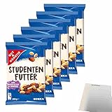 G&G Studentenfutter 6er Pack (6x200g Beutel) + usy Block