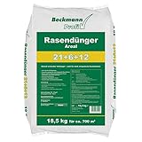 Beckmann 18,5 kg Areal Rasendünger 21+6+12 | Dünger Volldünger Ideal für...