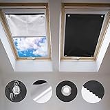 Johgee Dachfenster Rollo Thermo Sonnenschutz Silberbeschichtung...