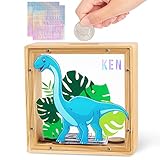 MHJY Spardose Kinder Sparschwein Jungen Mädchen Dinosaurier Sparbüchse Acryl-...