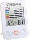 PEARL Schimmelalarm: Digital-Hygrometer/Thermometer mit Schimmel-Alarm und...