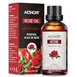 AESHORY Ätherisches Rosenöl 50ml, Rose Ätherische Öl 100% Reine Natürliche...