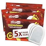 THERMOPAD Zehenwärmer – DAS ORIGINAL: 5 Paar Wärmepads für 8 Stunden Wärme...