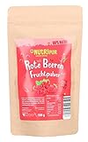 Rote Beeren Pulver: 100g Himbeeren, Johannisbeeren und Erdbeeren...