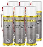 BREHMA 6X Seilfett Spray 500ml Fettspray Sprühfett Kettenspray